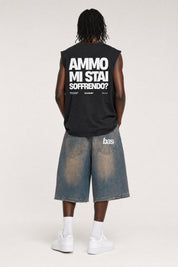 Tank "AMMO" MiStaiSoffrendo Black/White