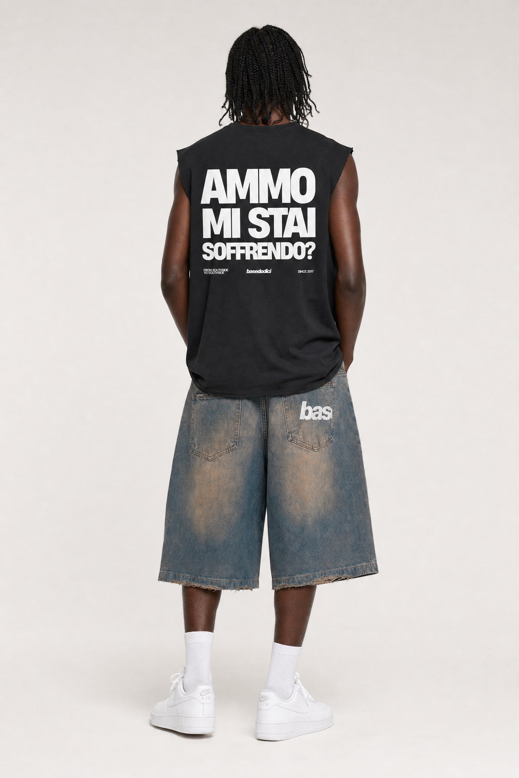 Tank "AMMO" MiStaiSoffrendo Black/White
