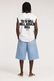 Tank "VIRAL EDIT" TU SI BELL BELL White/Black