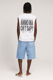 Tank "AMMO" CHI'T'SAP White/Glitter