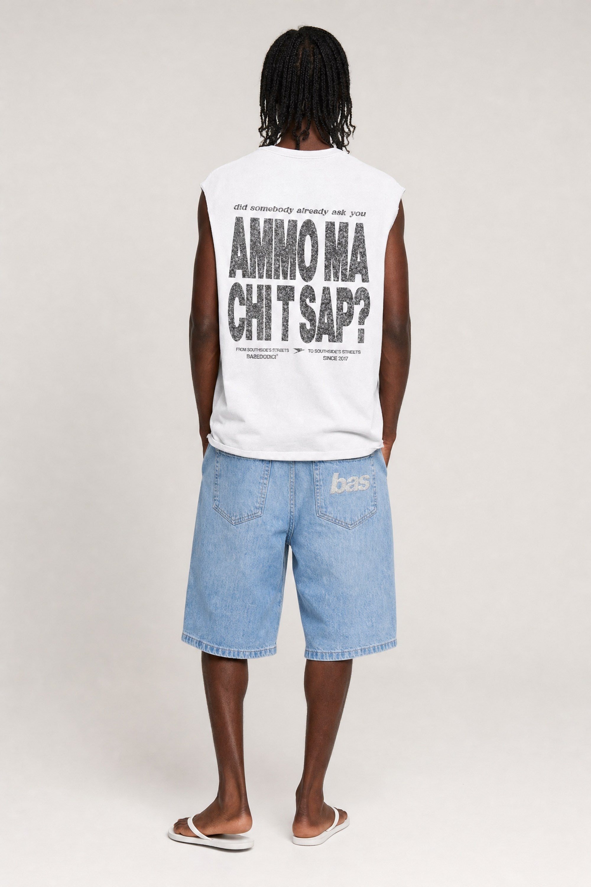 Tank "AMMO" CHI'T'SAP White/Glitter