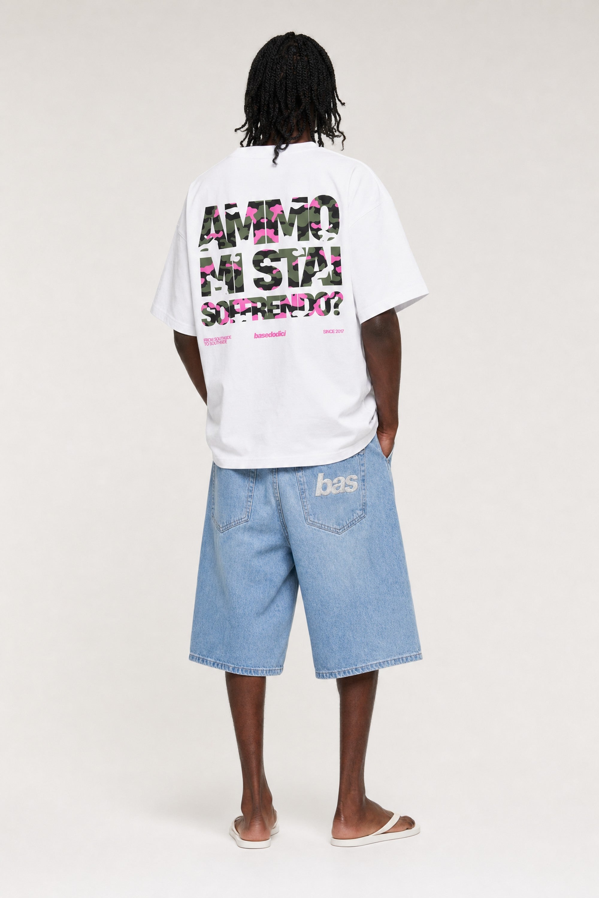 T-Shirt "AMMO" MiStaiSoffrendo White/Camo