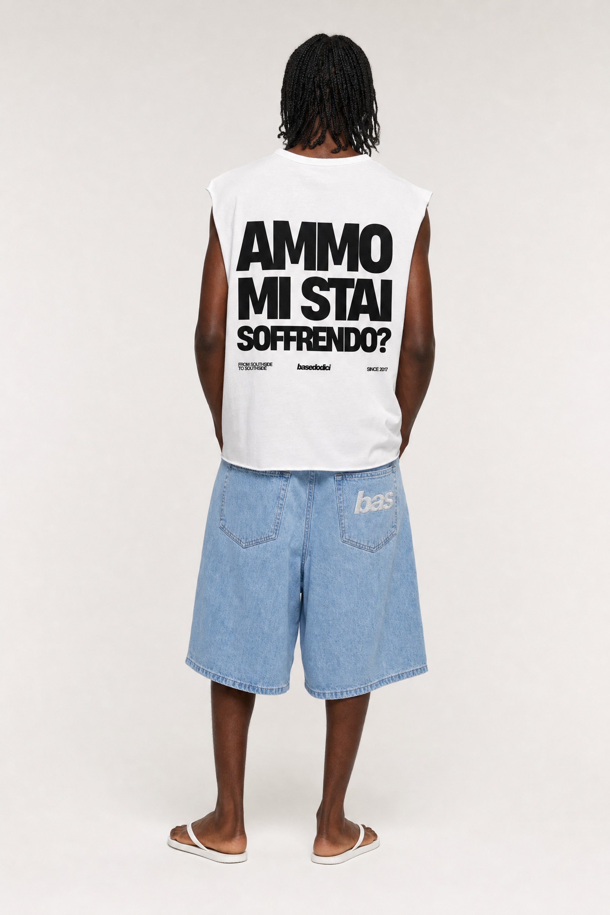 Tank "AMMO" MiStaiSoffrendo White/Black