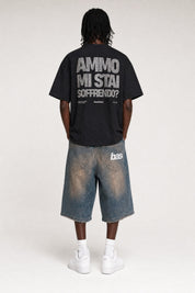 T-Shirt "AMMO" MiStaiSoffrendo Black/Grillz