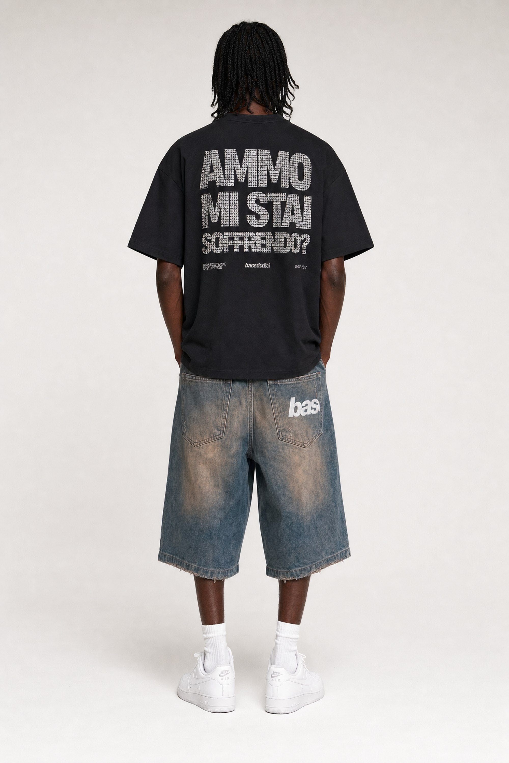 T-Shirt "AMMO" MiStaiSoffrendo Black/Grillz