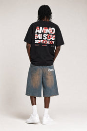 T-Shirt "AMMO" MiStaiSoffrendo Black/Kiss