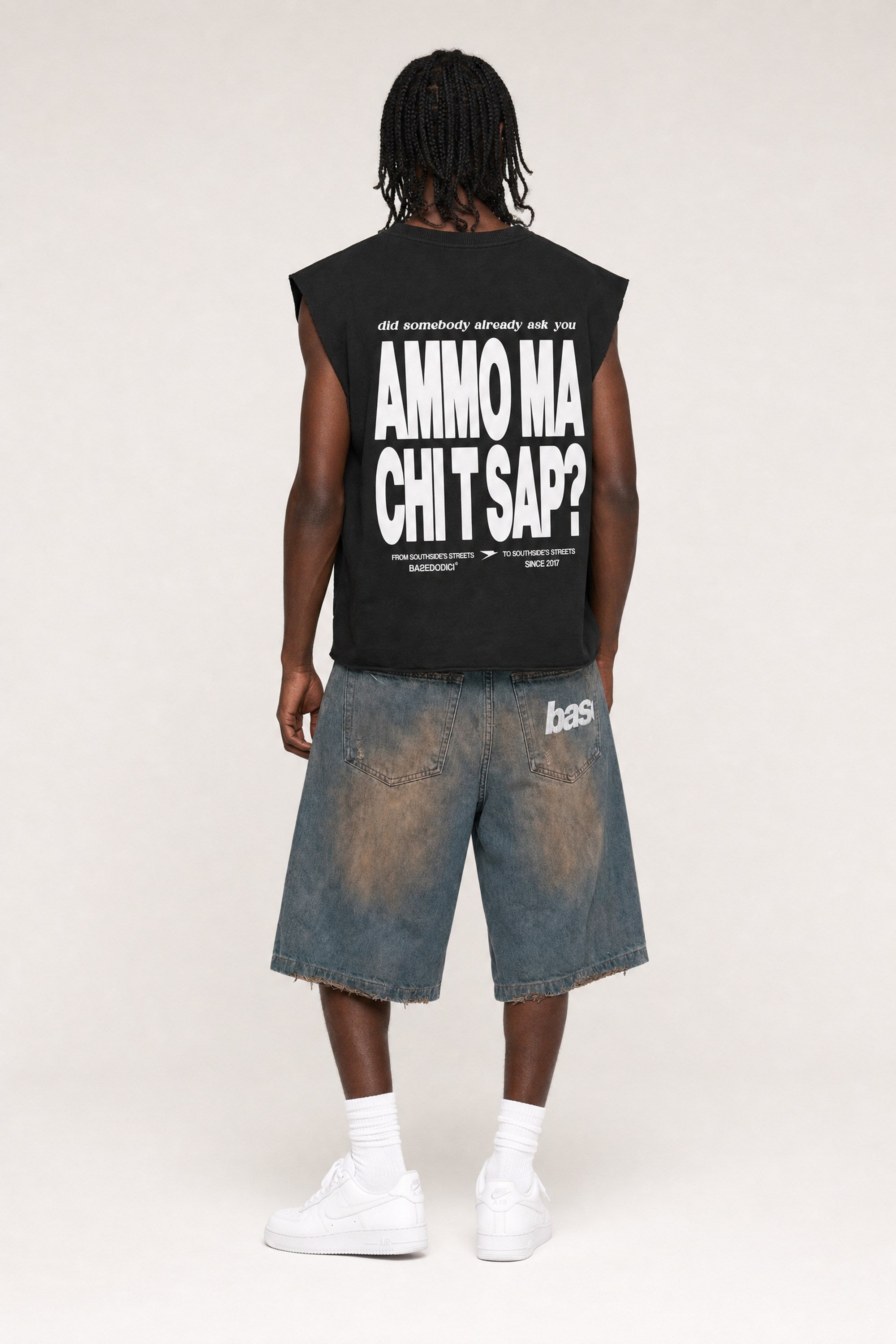 Tank "AMMO" CHI'T'SAP Black/White