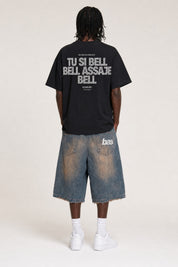 T-Shirt "VIRAL EDIT" TU SI BELL BELL Black/Glitter