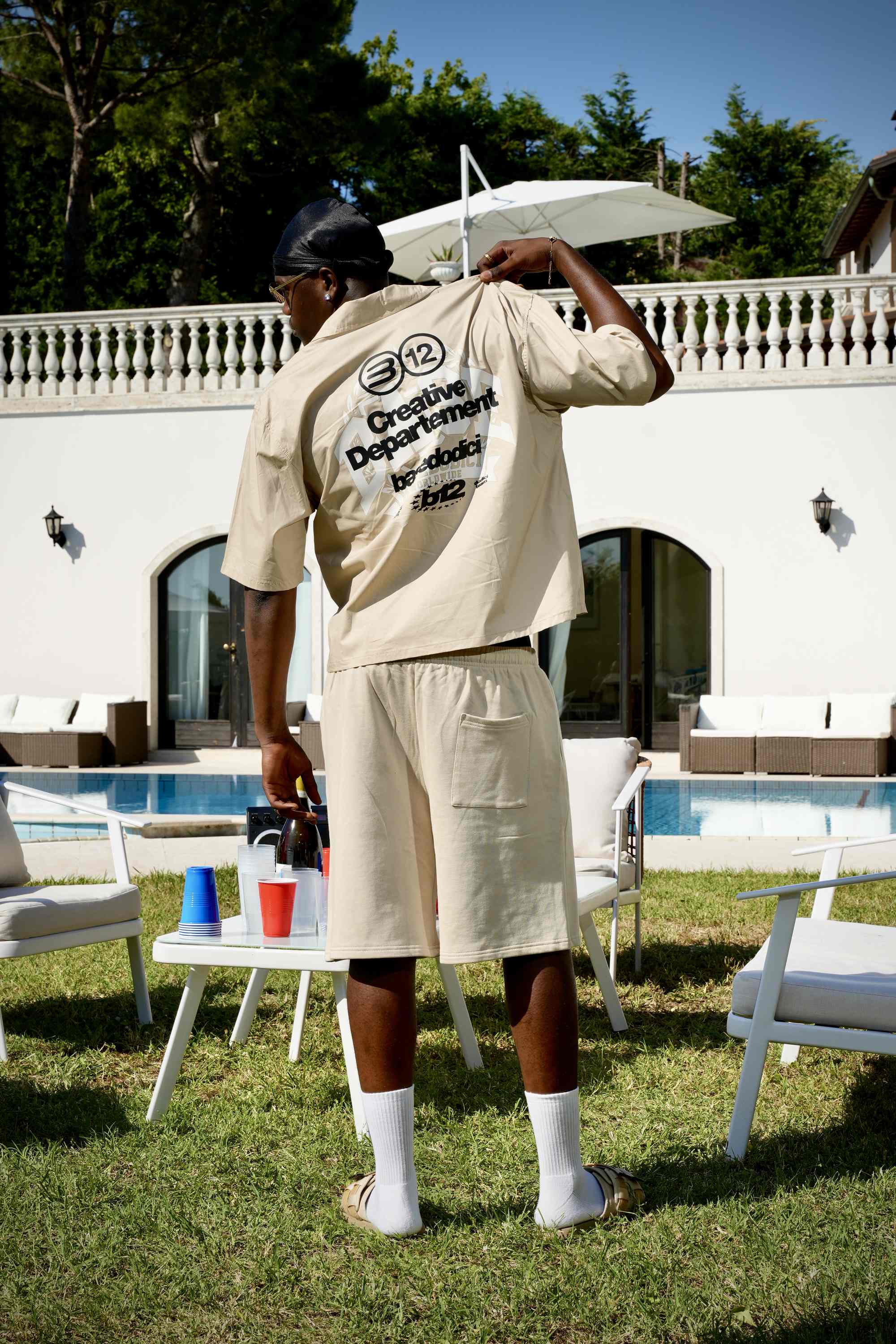 Shirt "SUMMER CLUB" Creative Dept Beige
