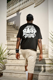 Fleece Jorts "SUMMER CLUB" BASE Beige