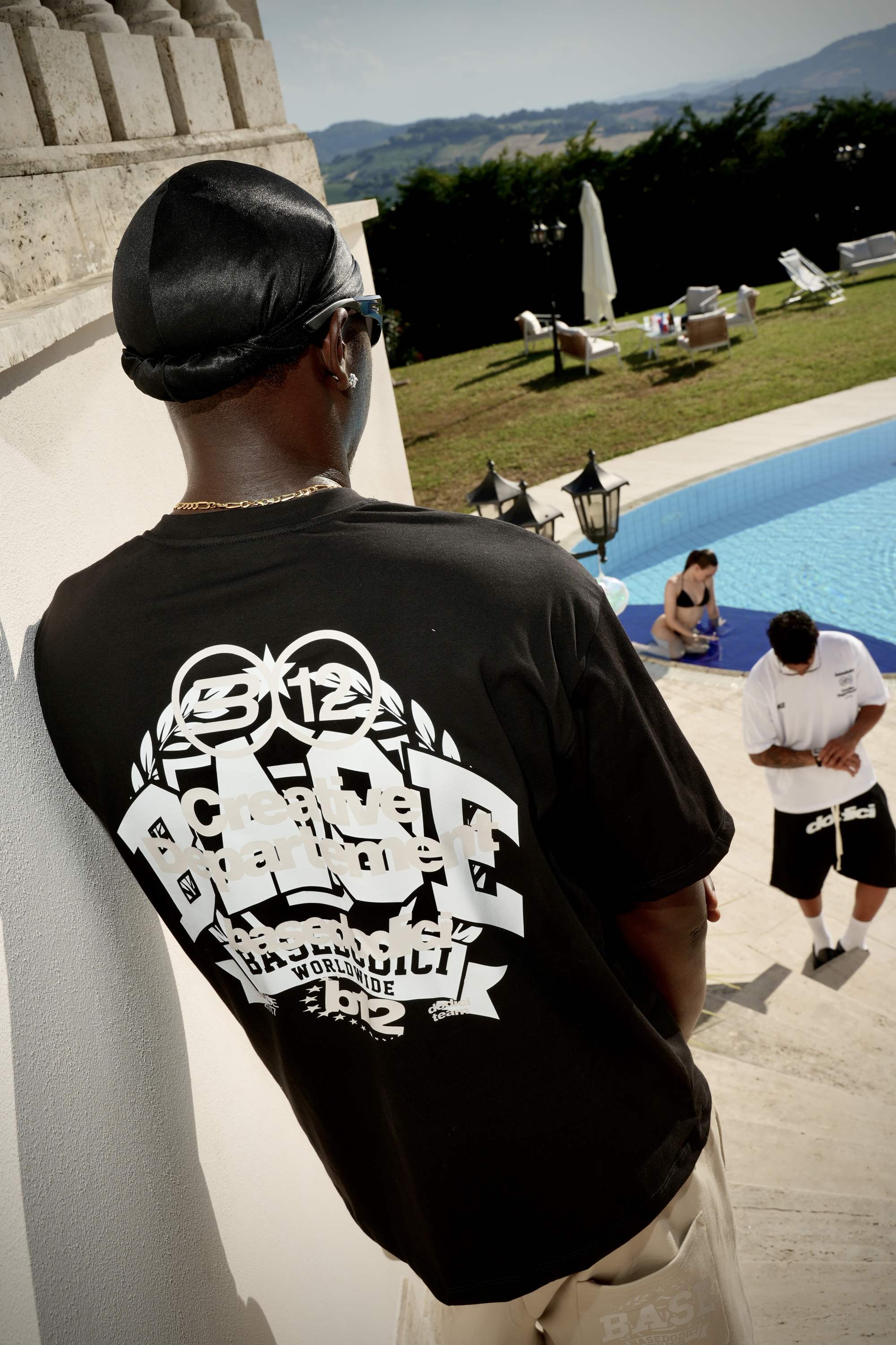 T-Shirt "SUMMER CLUB" Creative Dept Black