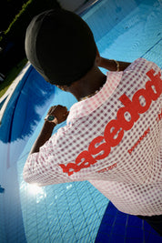 Shirt "SUMMER CLUB" ShoulderLogo Checked/Rose