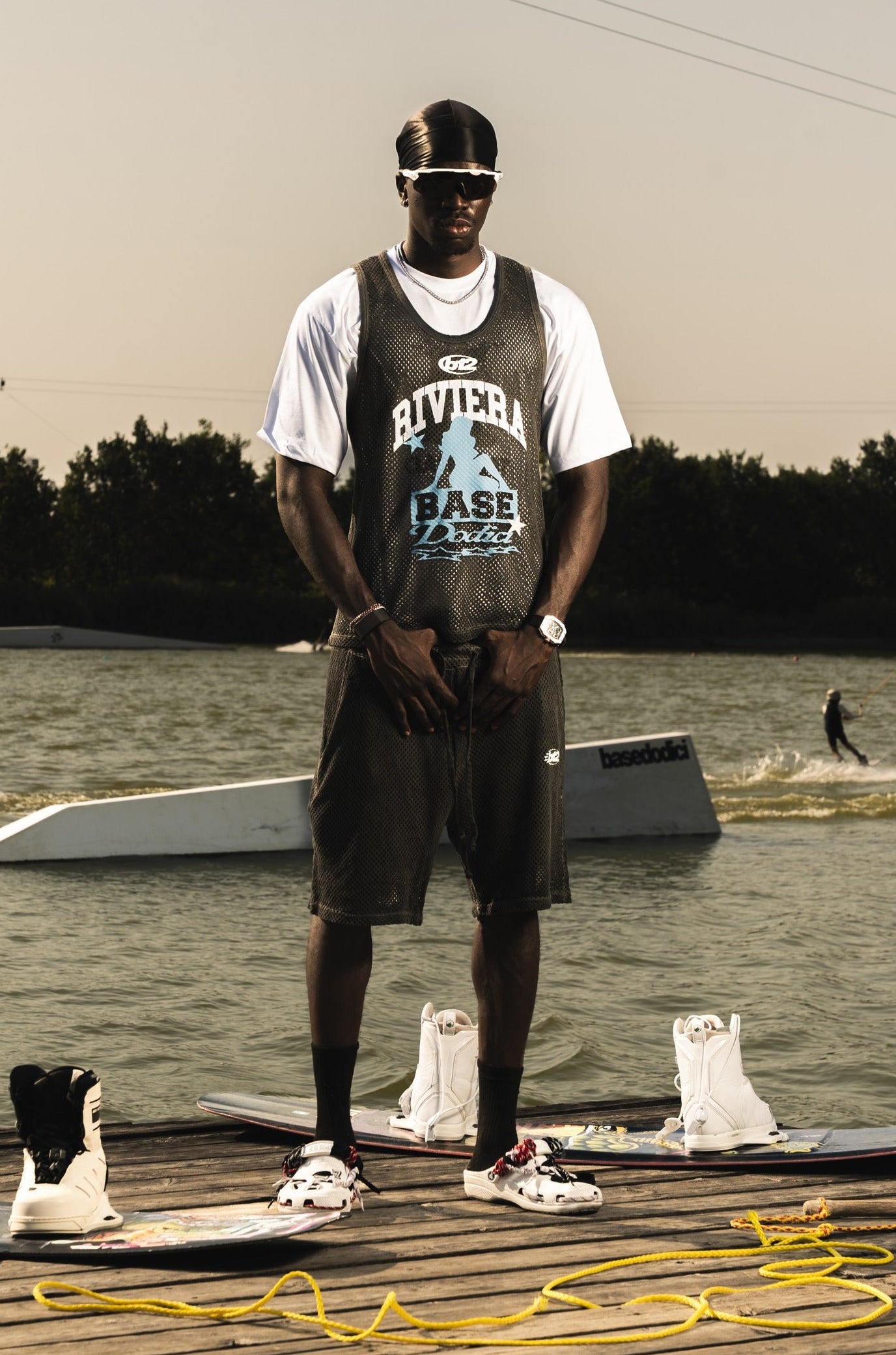 Tank Mesh "RIVIERA" Base Black