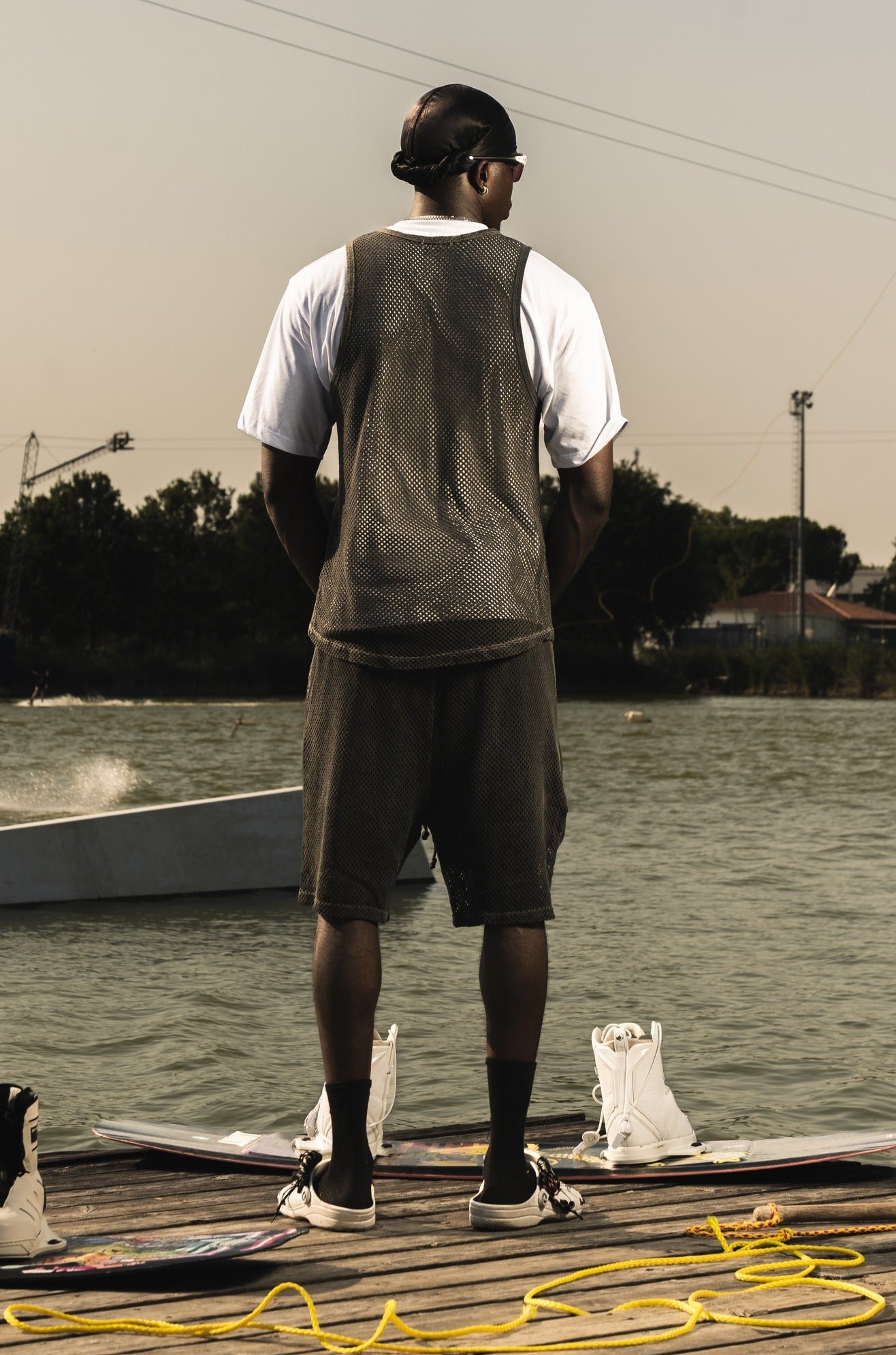 Tank Mesh "RIVIERA" Base Black