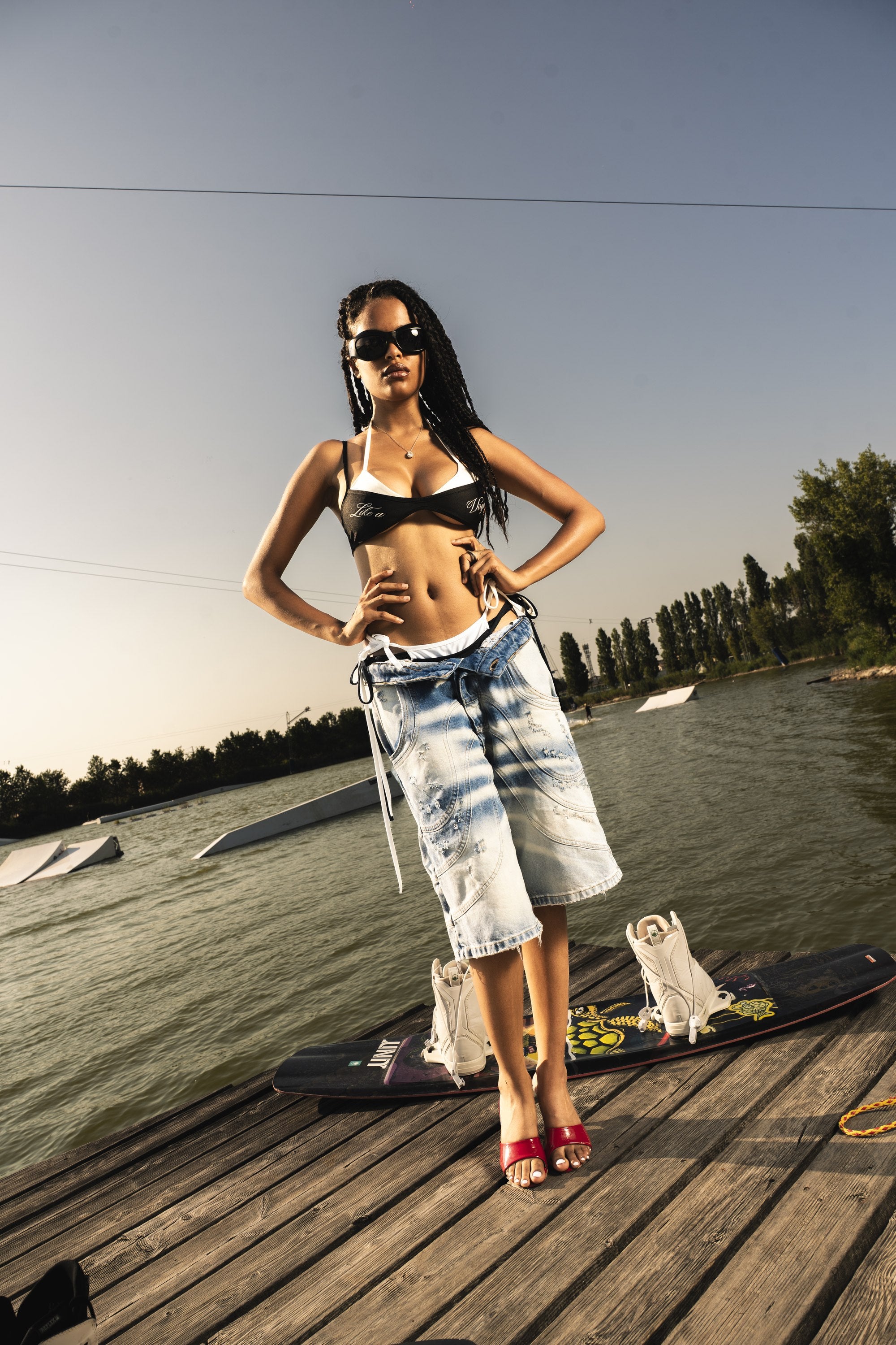 Bikini "RIVIERA" Like a Virgin Black/White
