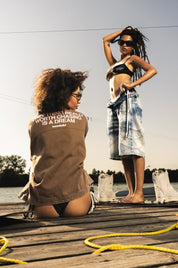 Bikini "RIVIERA" Logo Black/White
