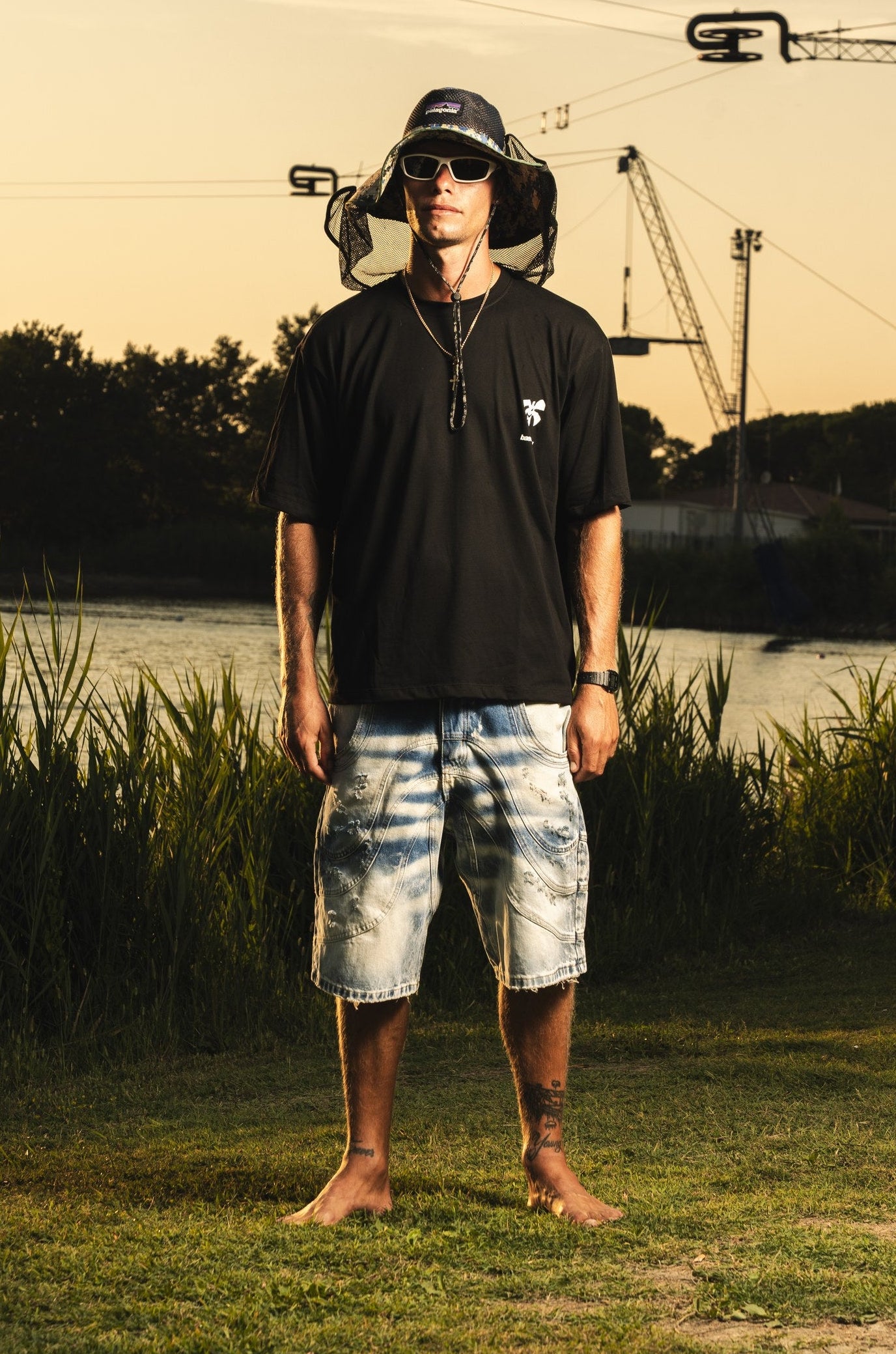 T-shirt "RIVIERA" Surf Black