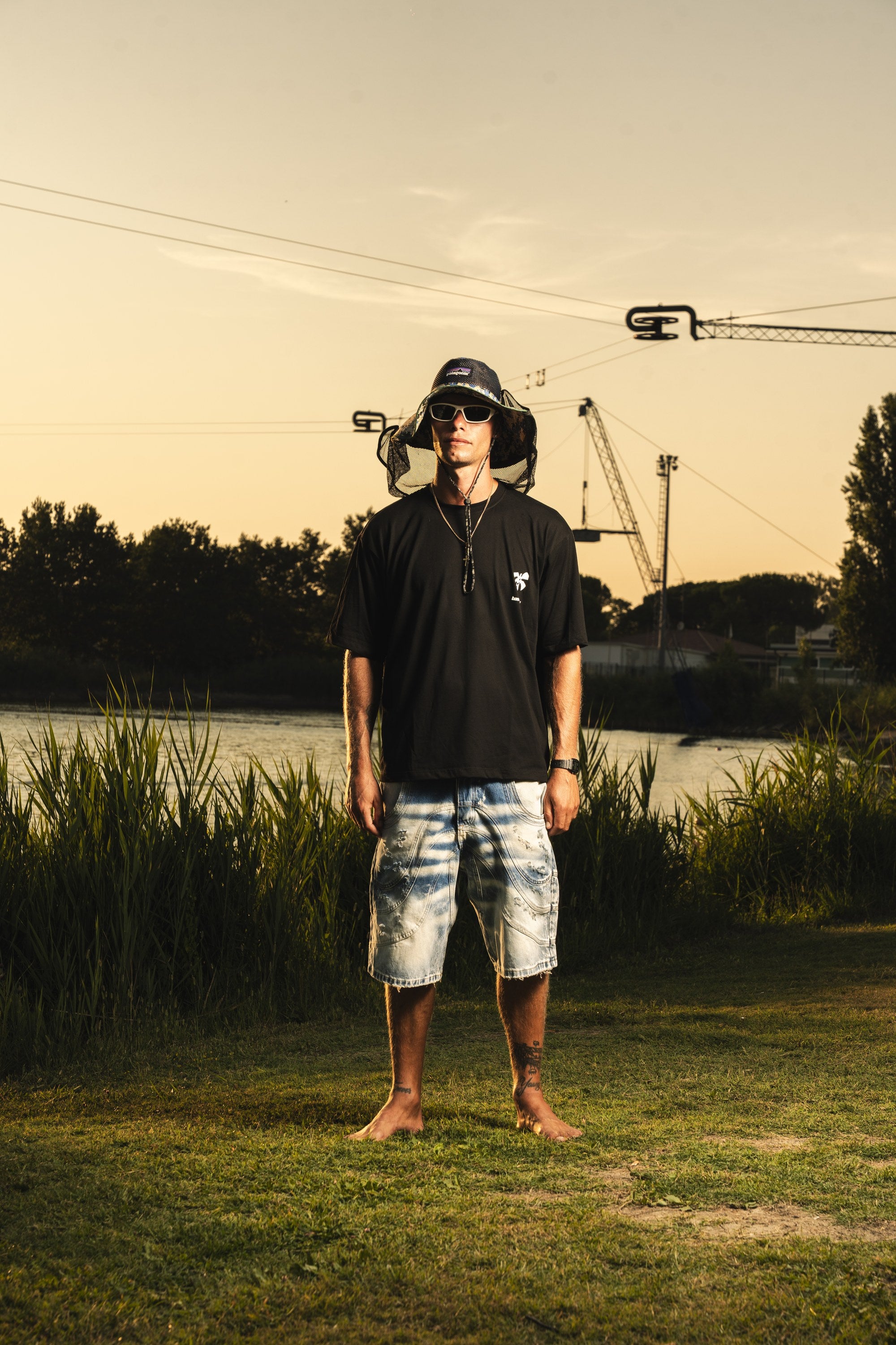 T-shirt "RIVIERA" Surf Black