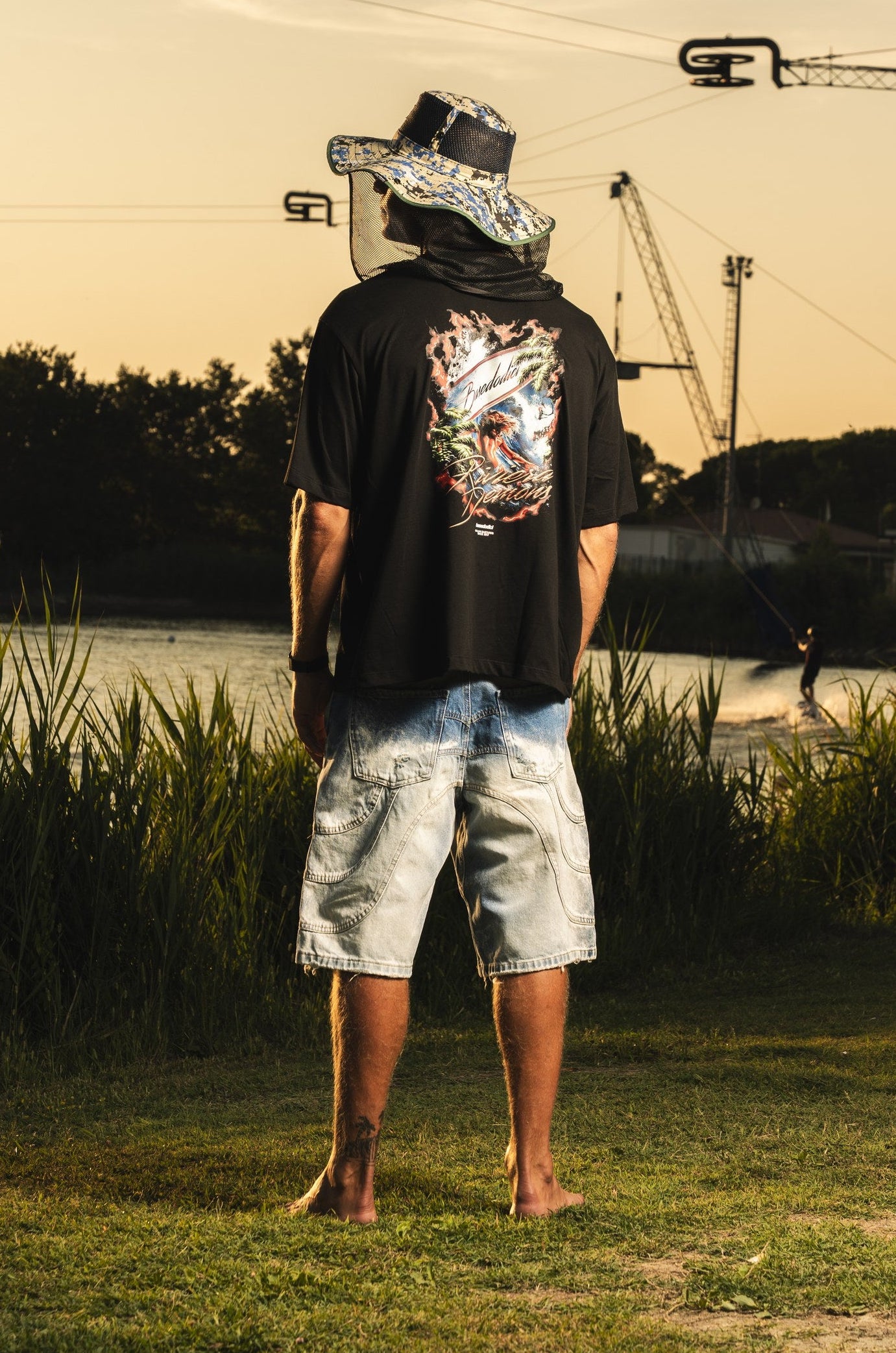T-shirt "RIVIERA" Surf Black