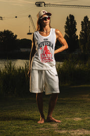 Tank Mesh "RIVIERA" Base White
