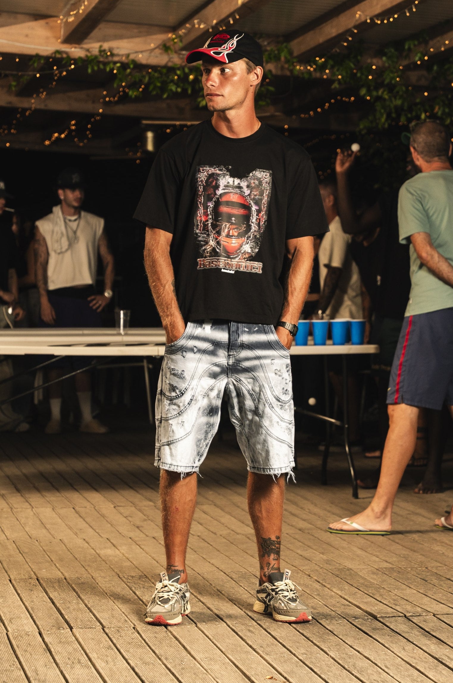 T-shirt "RIVIERA" Helmet Black