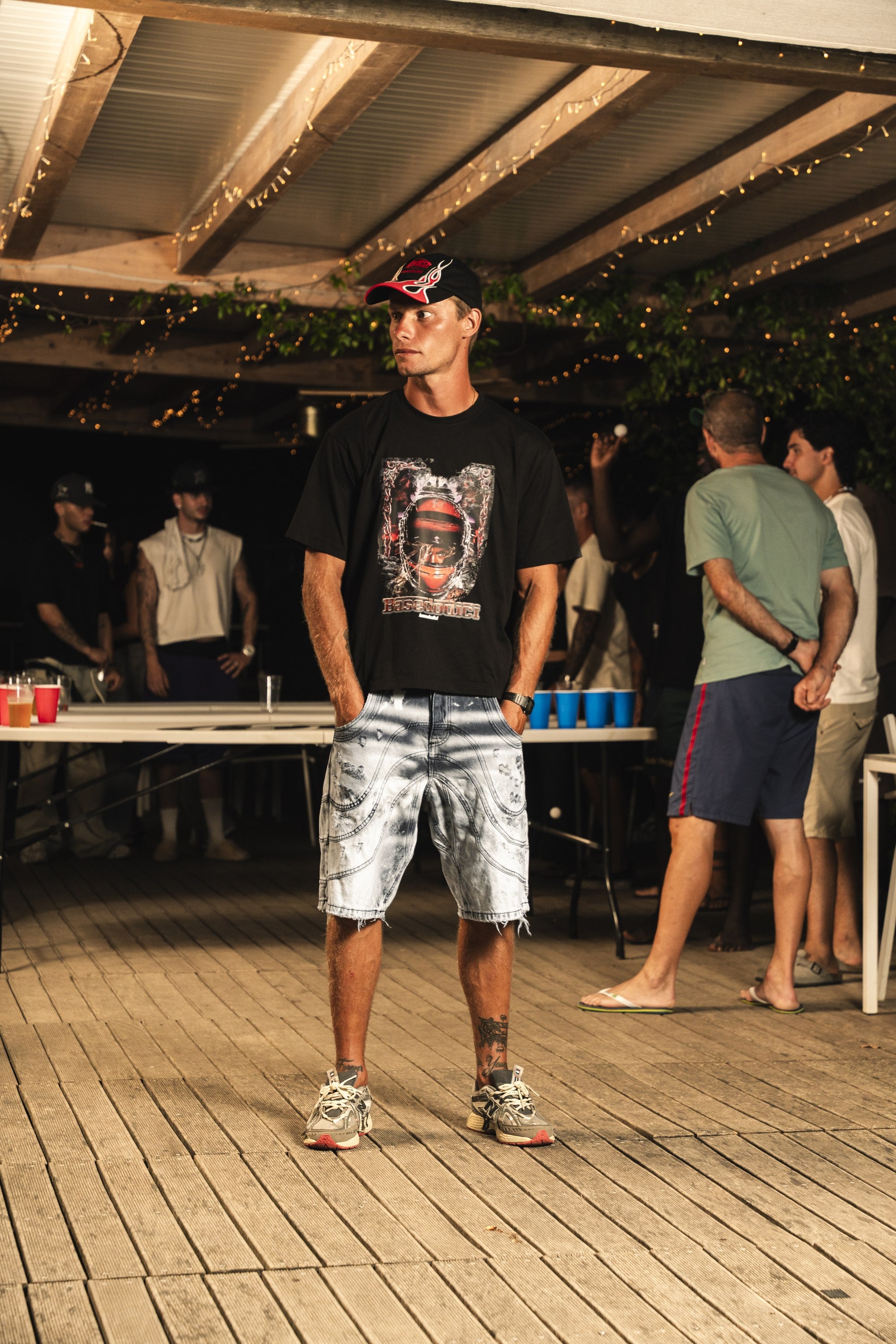 T-shirt "RIVIERA" Helmet Black