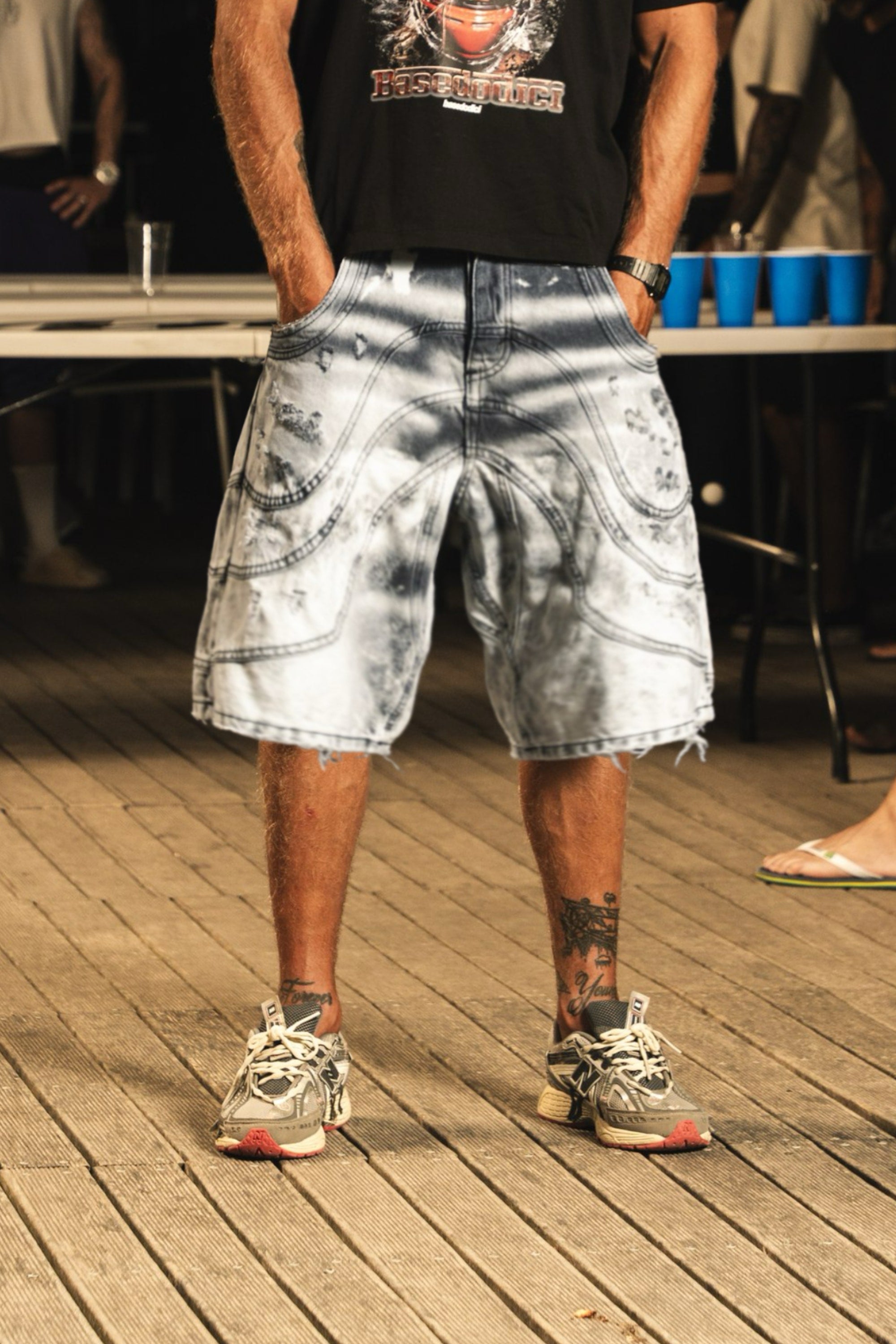 Jorts "RIVIERA" Denim Grey