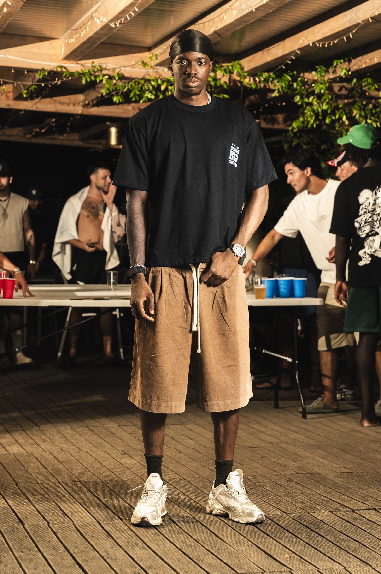 T-shirt "RIVIERA" Dream Big Black