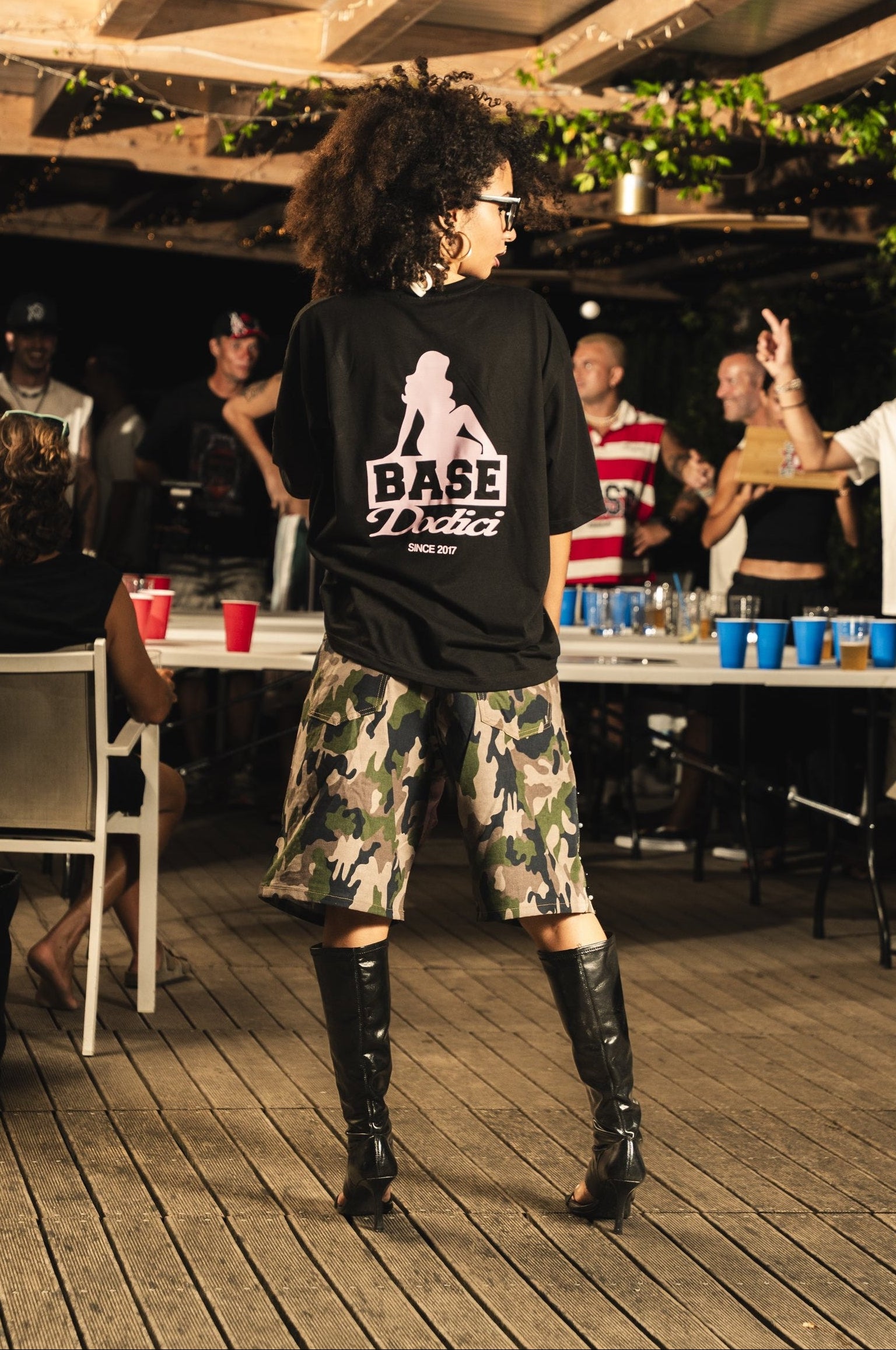 T-shirt "RIVIERA" Pla*boy Black