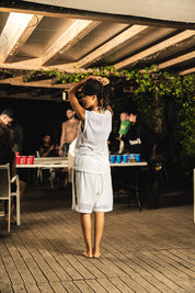 Tank Mesh "RIVIERA" Logo White
