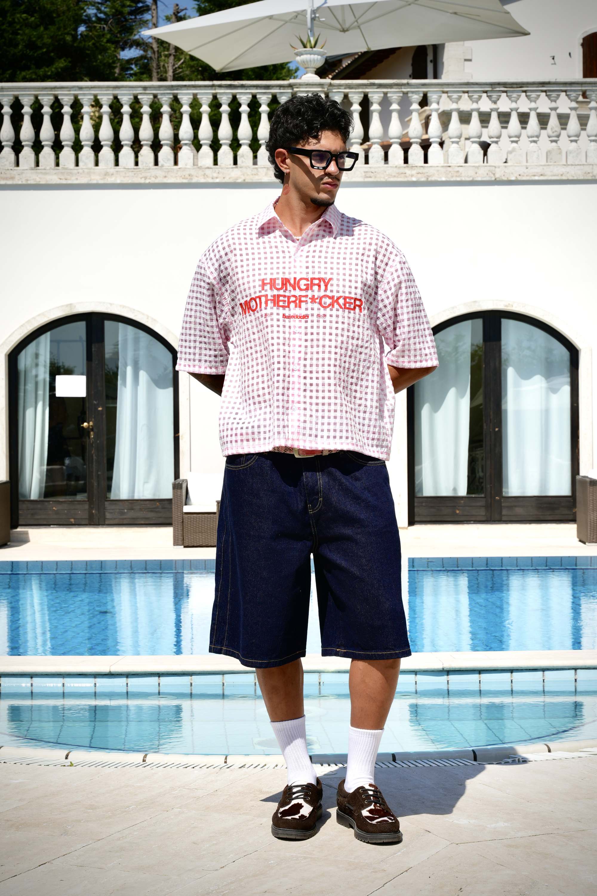Shirt "SUMMER CLUB" Hungry Checked/Rose