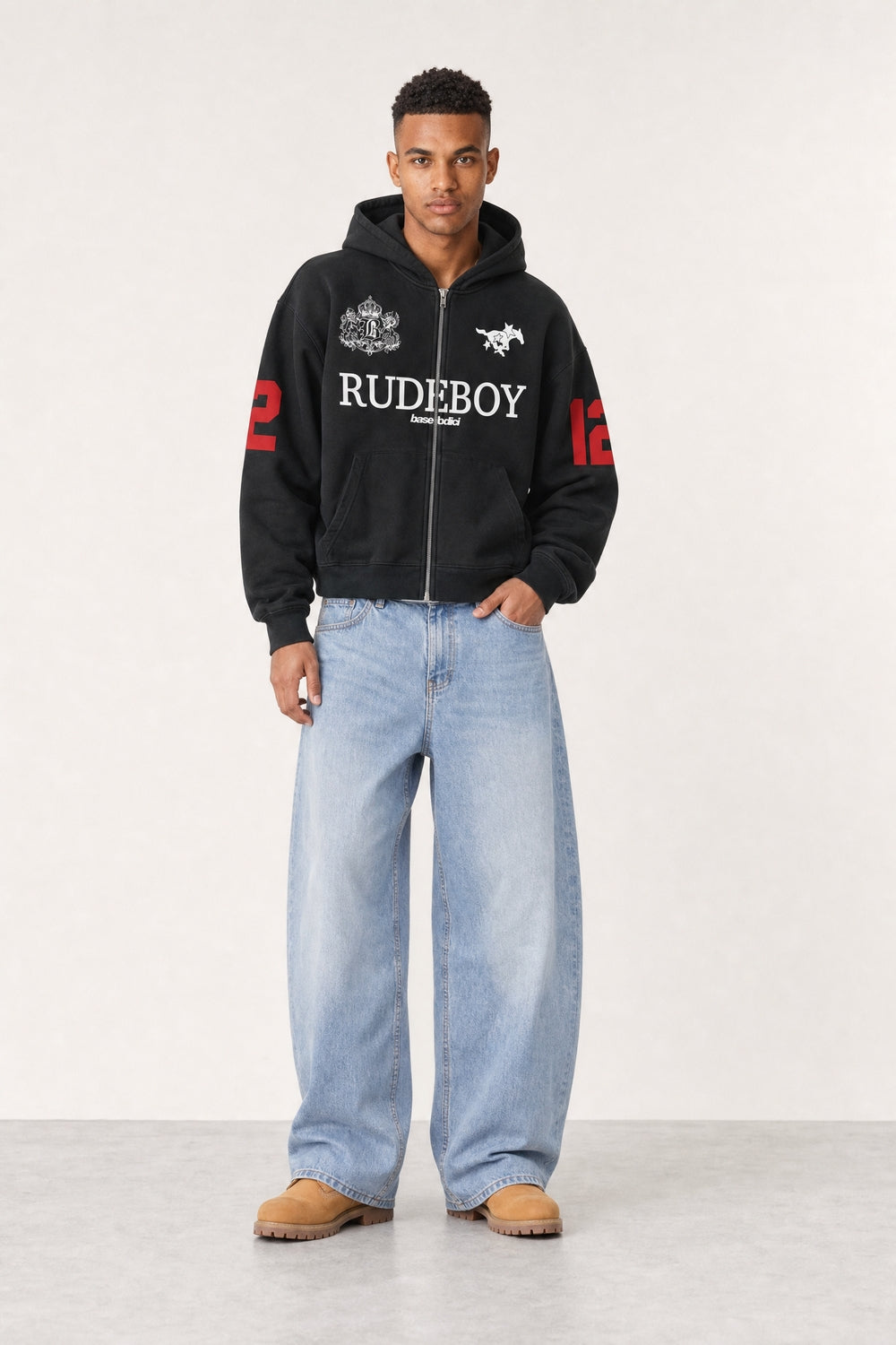Bigall Denim "RUDEBOY LDN" Light Blue
