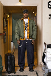 Bigall Denim "WORLD TOUR" Diplomatic Blue Raw