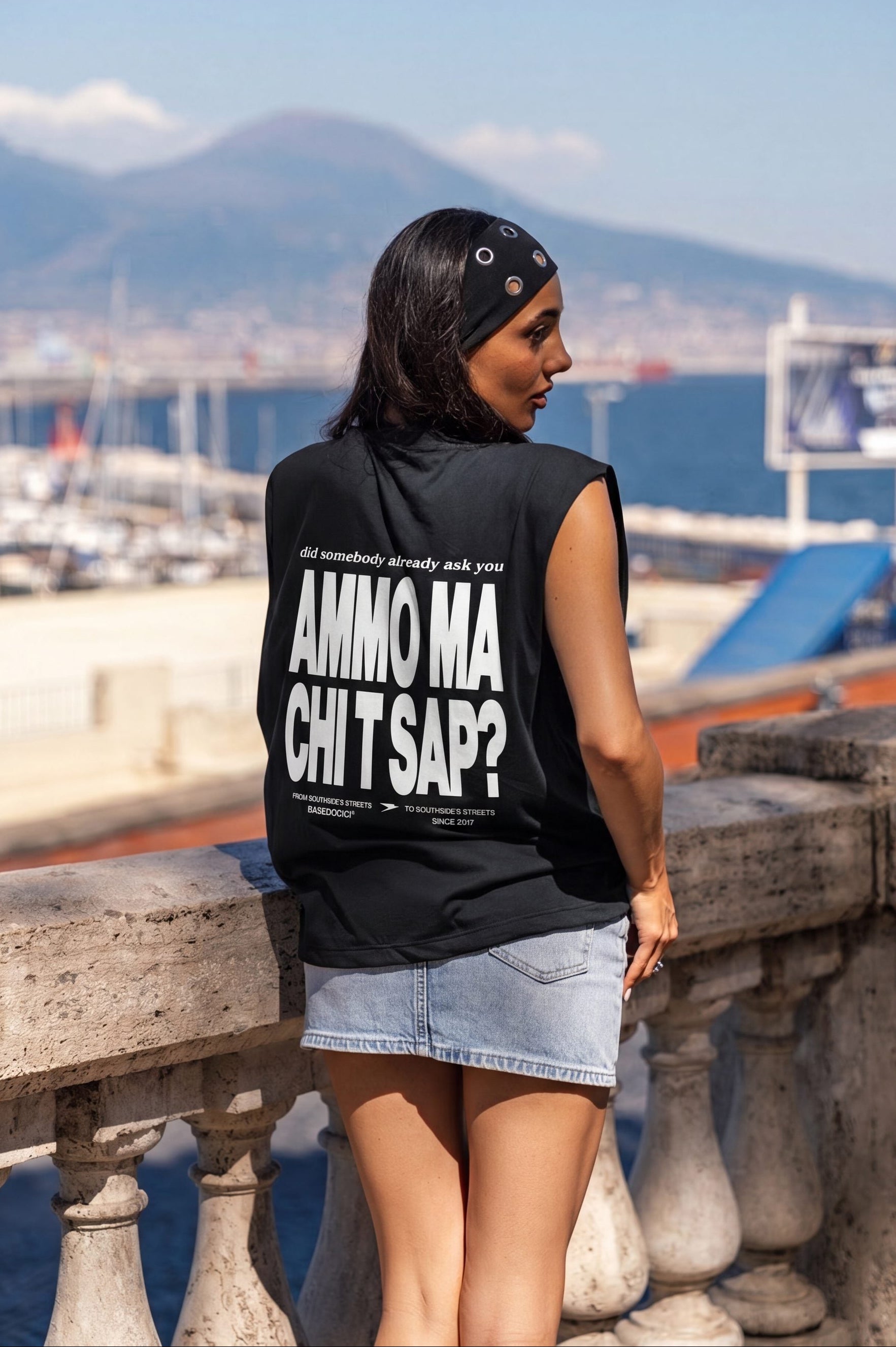 Tank "AMMO COUTURE" CHI'T'SAP Black/White