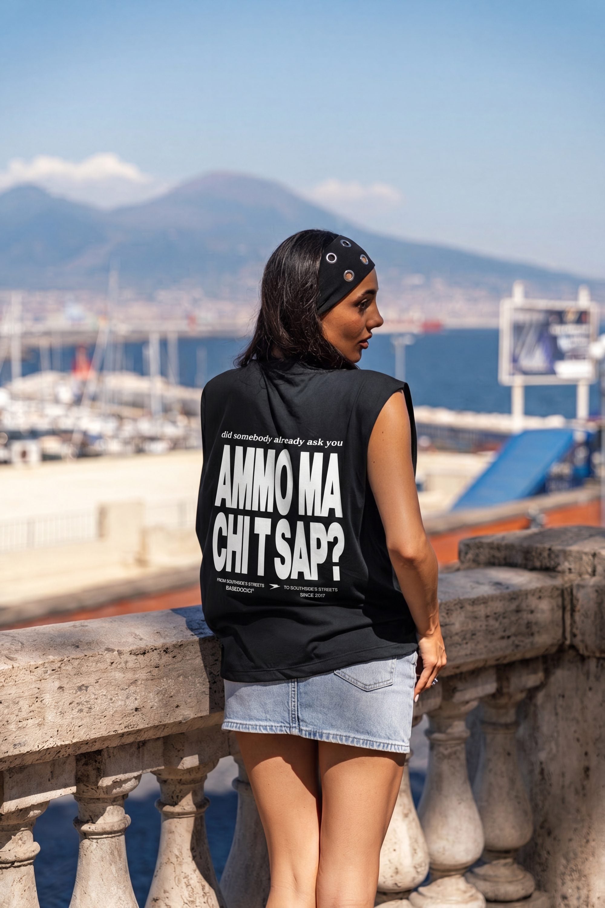 Tank "AMMO COUTURE" CHI'T'SAP Black/White