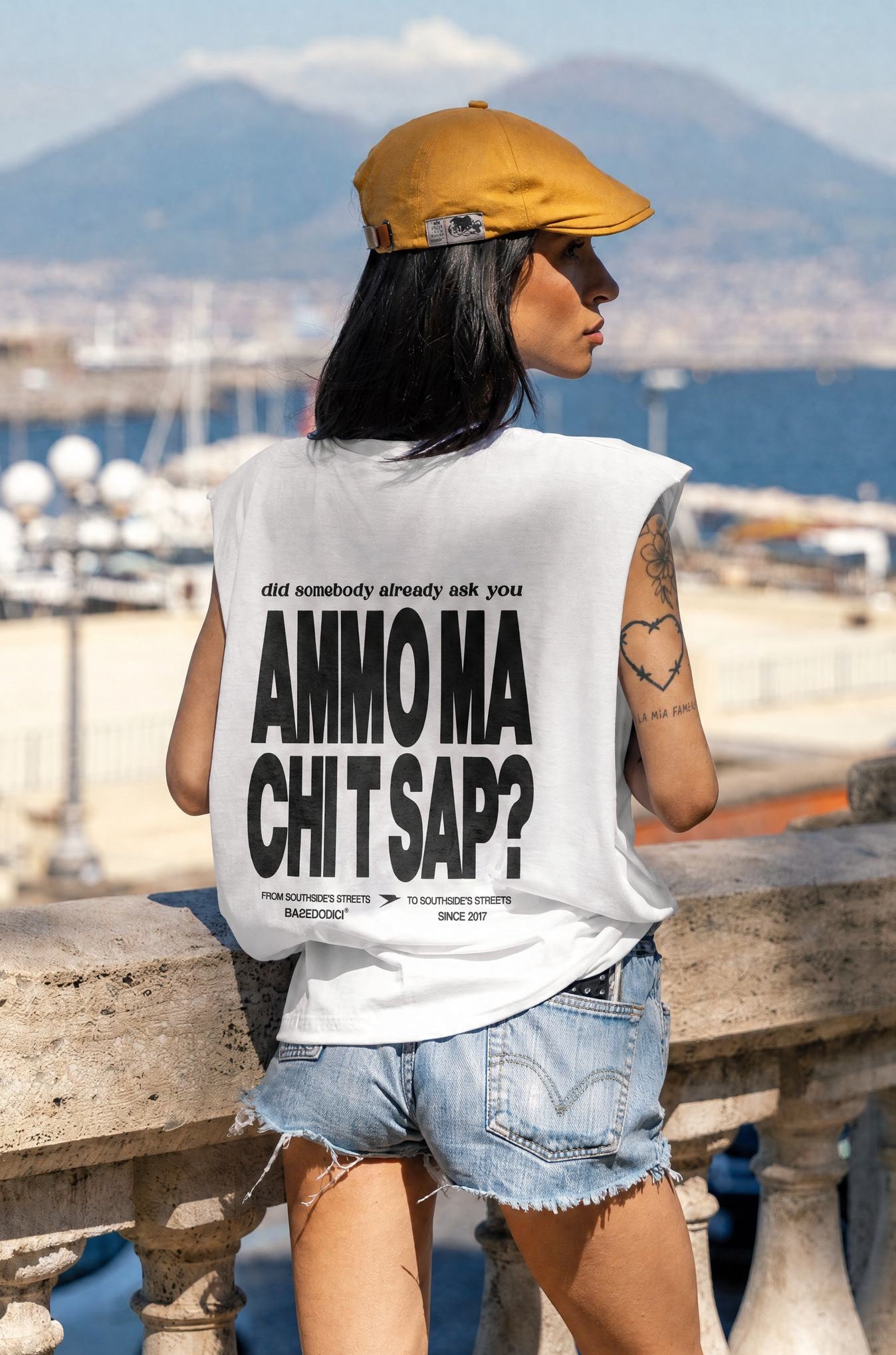 Tank "AMMO COUTURE" CHI'T'SAP White/Black
