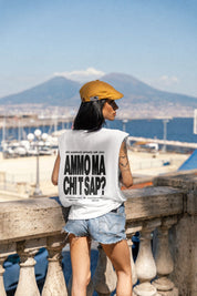 Tank "AMMO COUTURE" CHI'T'SAP White/Black
