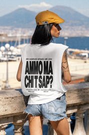 Tank "AMMO COUTURE" CHI'T'SAP White/Black
