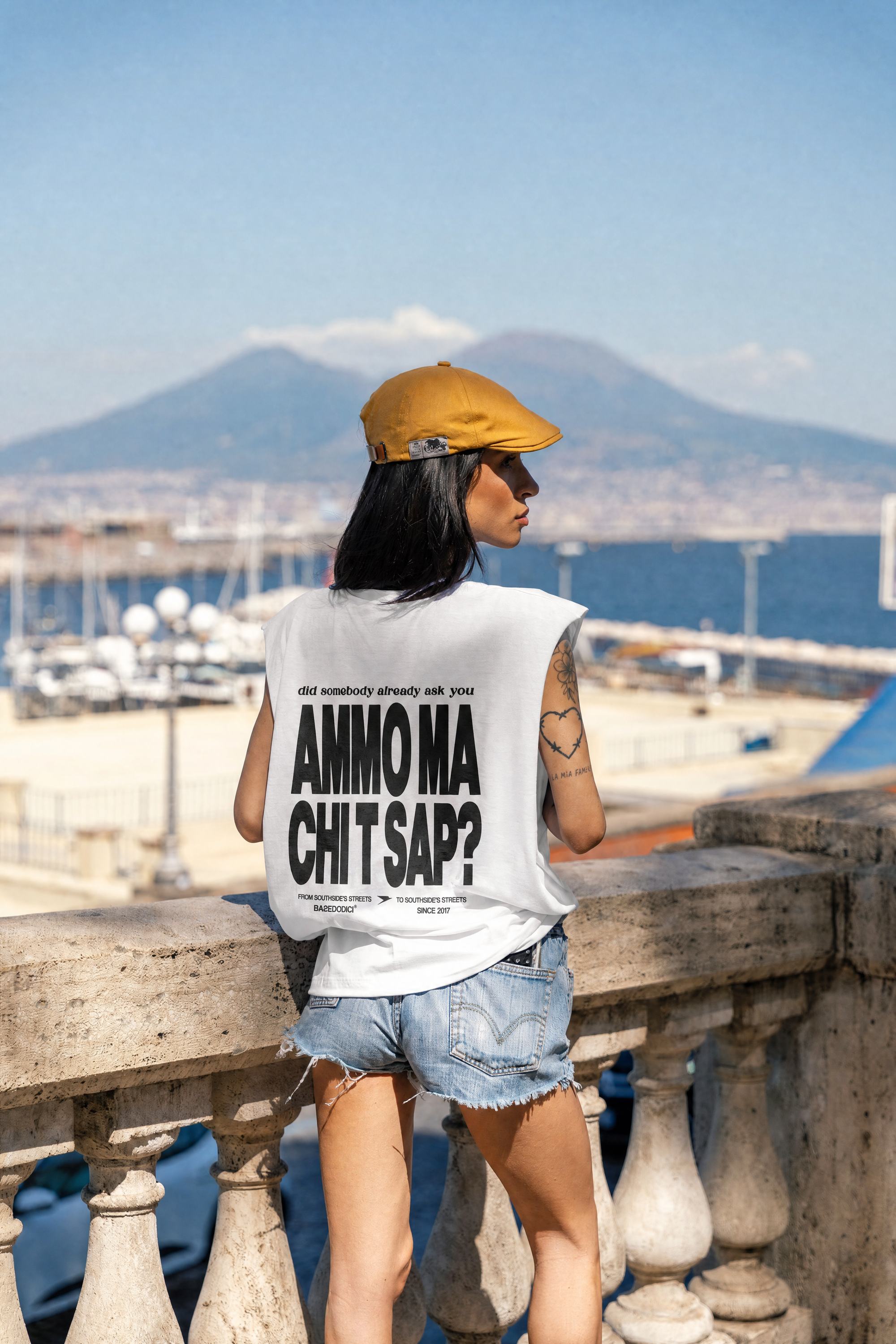 Tank "AMMO COUTURE" CHI'T'SAP White/Black