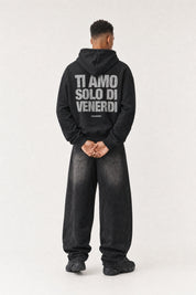 Hoodie "VIRAL EDIT" TiAmoVenerdì Black/Glitter