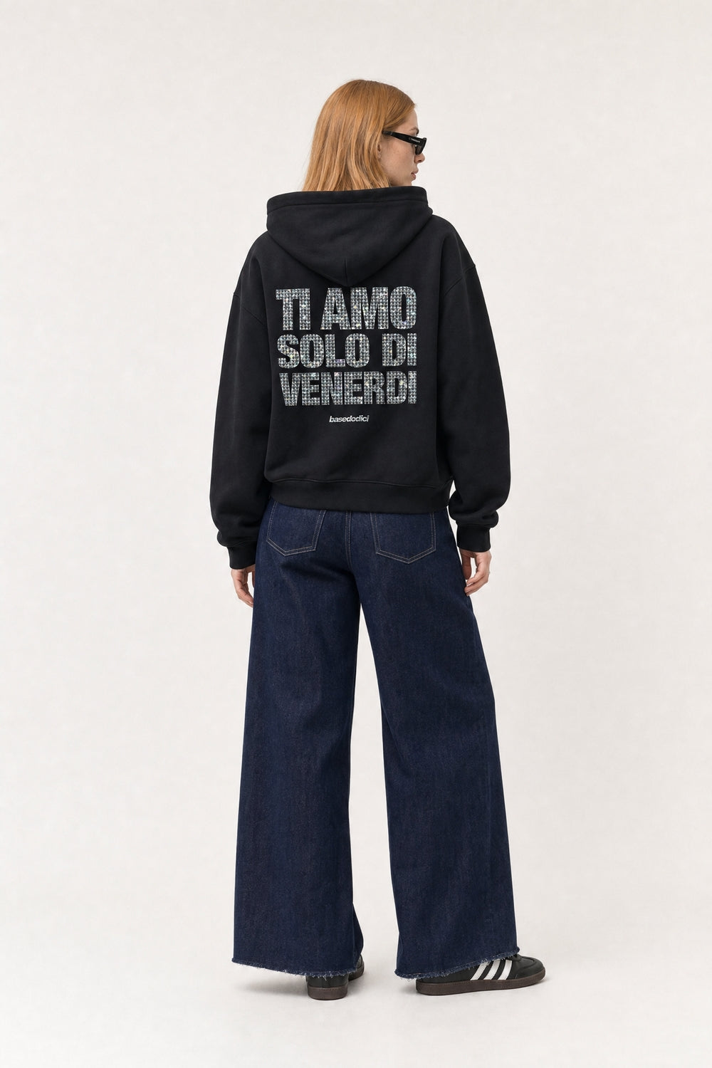 Hoodie "VIRAL EDIT" TiAmoVenerdì Black/Grillz