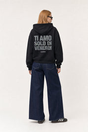 Hoodie "VIRAL EDIT" TiAmoVenerdì Black/Grillz
