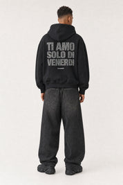 Hoodie "VIRAL EDIT" TiAmoVenerdì Black/Grillz