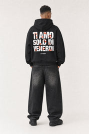 Hoodie "VIRAL EDIT" TiAmoVenerdì Black/Kiss