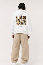 Hoodie "VIRAL EDIT" TiAmoVenerdì White/Animalier