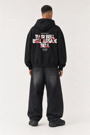Hoodie "VIRAL EDIT" TU SI BELL BELL Black/Kiss