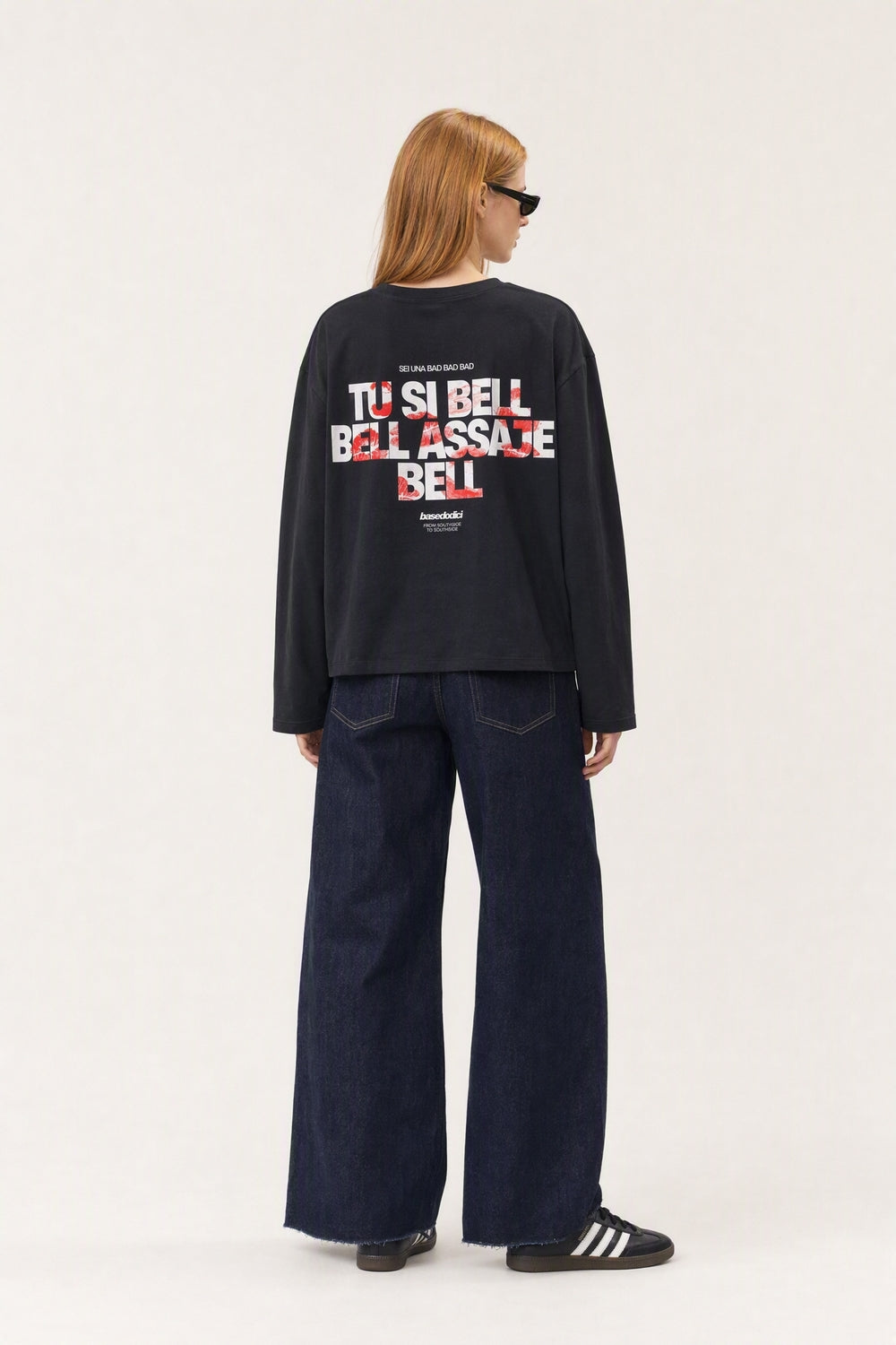 Longsleeve "VIRAL EDIT" TU SI BELL BELL Black/Kiss