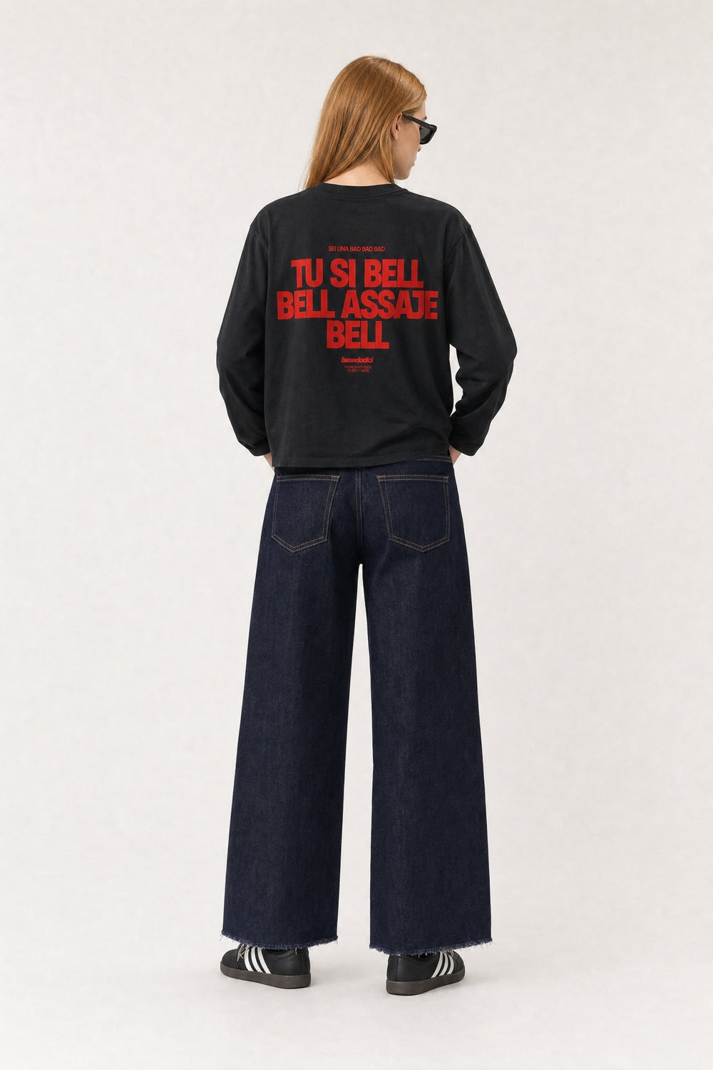 Longsleeve "VIRAL EDIT" TU SI BELL BELL Black/Red