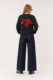 Longsleeve "VIRAL EDIT" TU SI BELL BELL Black/Red