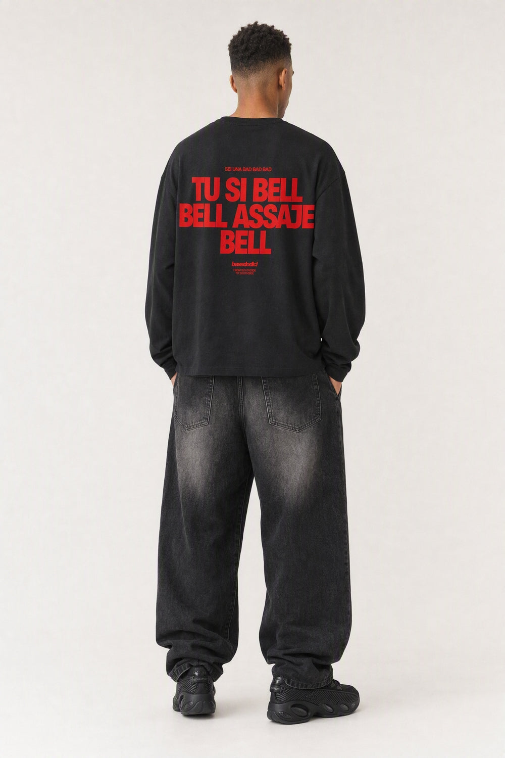 Longsleeve "VIRAL EDIT" TU SI BELL BELL Black/Red